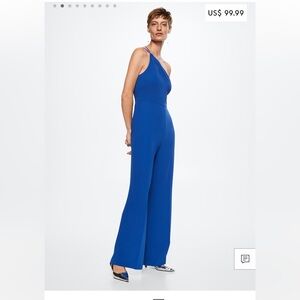 Asymmetric long jumpsuit
